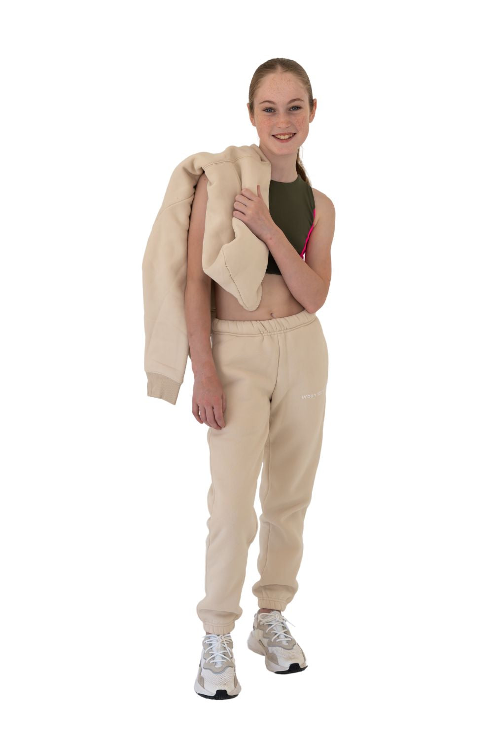 The Standard Track Pant - Oat Milk